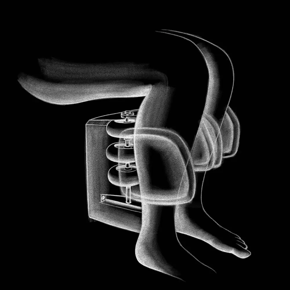 Calves massage with WAVE ARRAYS roller system