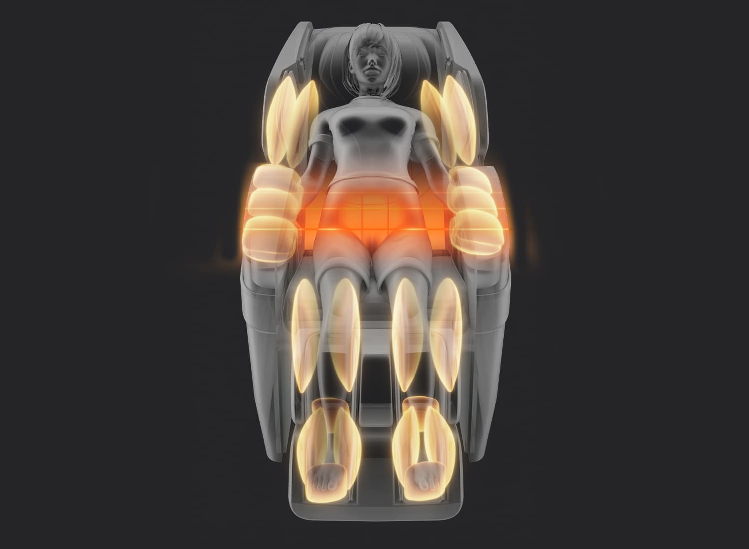 Massage Airbags and Heating System