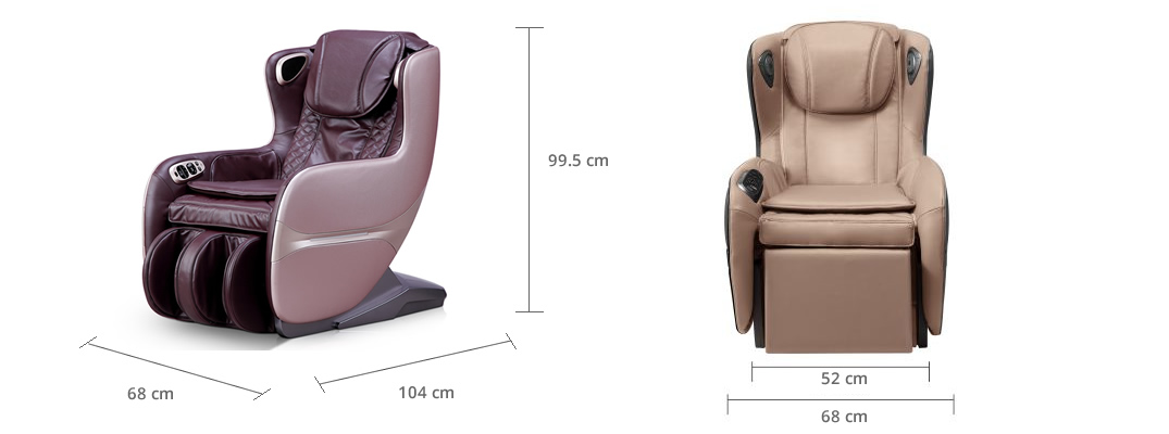 Dimensions of Komoder JOY Massage Chair